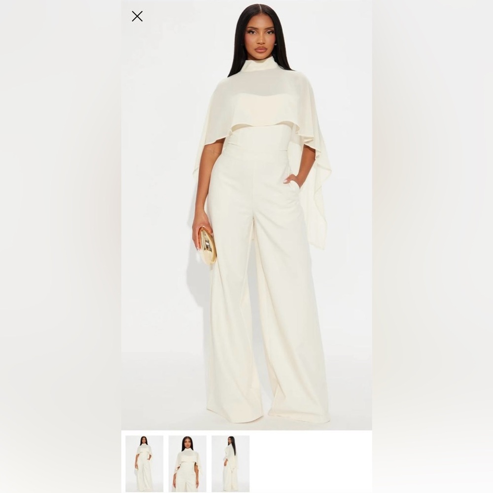 Elegant Cream Jumpsuit